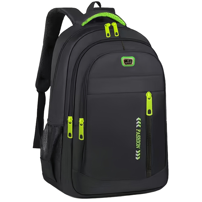 TEMU Mochila Cuadrada Neutra para Hombres y Mujeres, Nueva Mochila para de Secundaria, Mochila para de Preparatoria, Mochila de Viaje [Dirección del