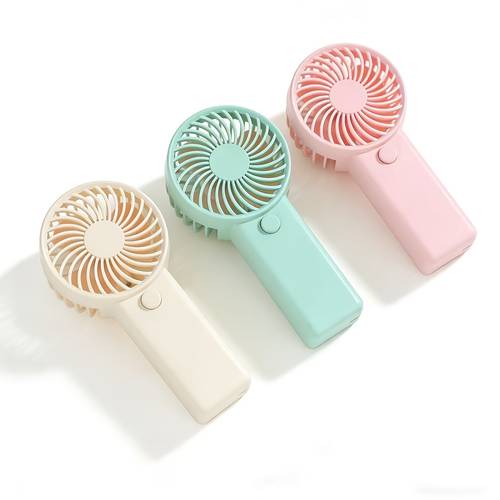 mini handheld fan portable battery powered for cooling anywhere ideal for office outdoors travel and camping batteries sold separately