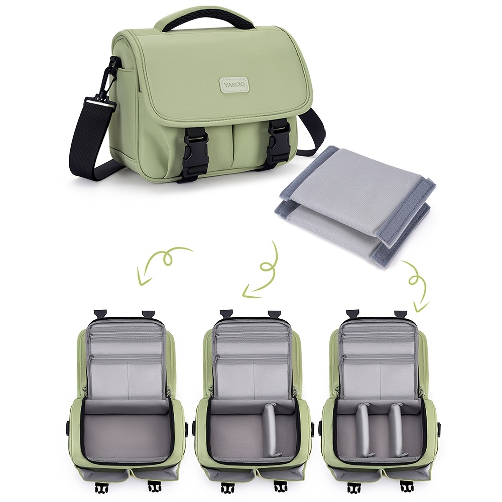 borsa a tracolla singola per fotocamera, borsa di protezione per , borsa portaoggetti, borsa fotografica a capacità Dettagli dell'articolo 6