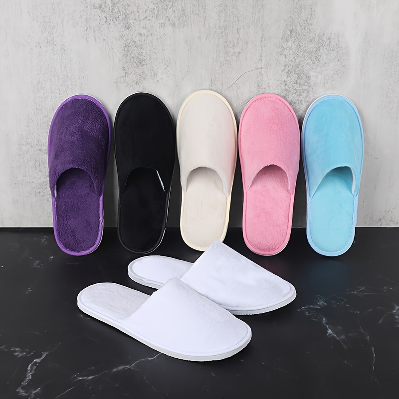 

Fleece Disposable Slippers For - , & For | For , , Parties, Guests &