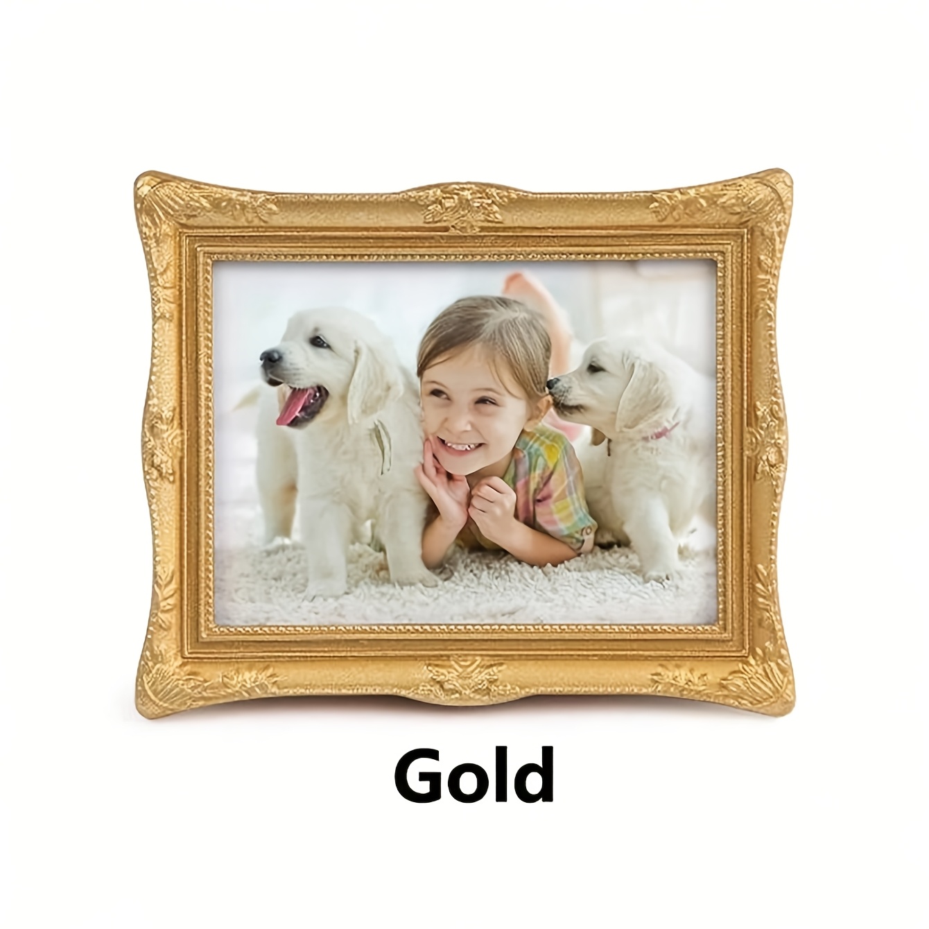 TEMU Personalized Photo Magnet - Custom Picture Frame With Your Own Photos, Compatible For Fridge Magnets (fridge Not Included) - Elegant European