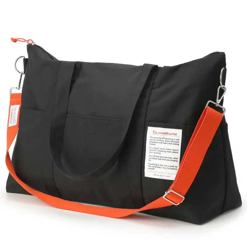 Korean Style Travel Bag for Men and Women, Extra Large Capacity, High Quality Nylon Shoulder and Crossbody Organizer Bag Korean Style Travel Bag for Men and Women, Extra Large Capacity, High Quality Nylon Shoulder and Crossbody Organizer Bag
