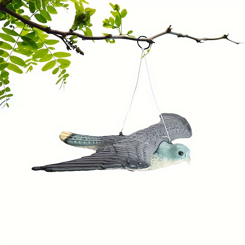 

Bird-control Decoy - Lifelike Flying Hawk Replica For Garden Pest Deterrent, Non-electric Outdoor Bird Repellent