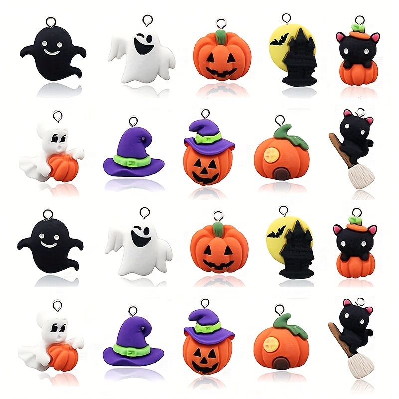 

20pcs Halloween Set - ,, & Pendants For Making - For Necklaces, Bracelets, & Keychains