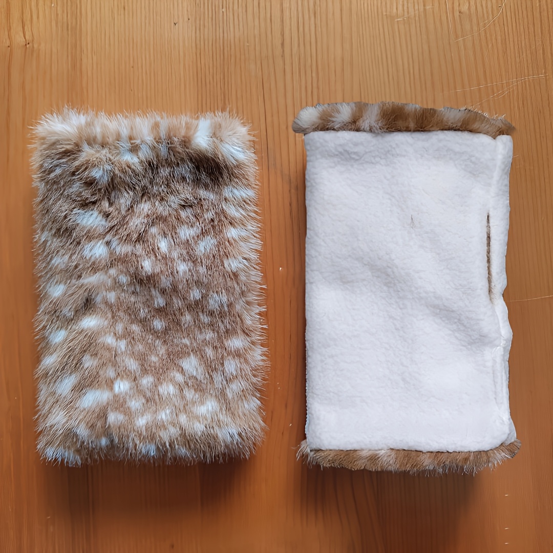 TEMU Joli lot de gants doigts à imprimé léopard, parfaits pour se réchauffer