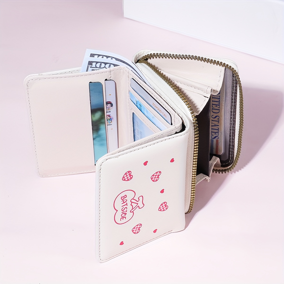 MINISO Anime Design Wallet - Hello Kitty Cinnamoroll My Melody Pom Pom  Purin Pattern Porta Carte Di Credito - Portamonete Multi Card Slot - Temu  Italy