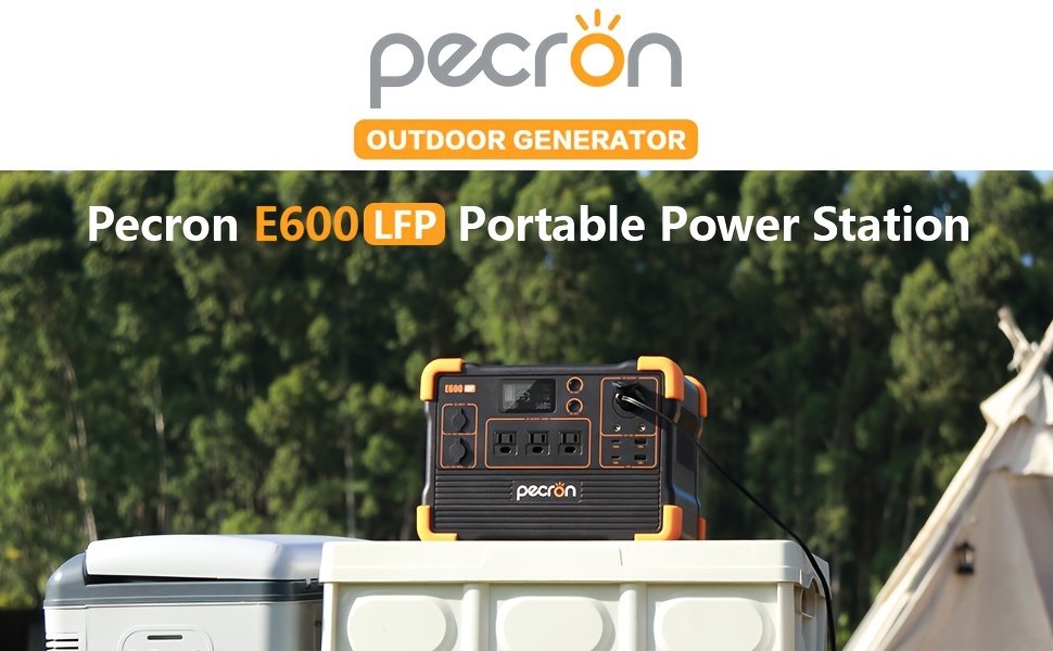  portable power station 614wh 1200w high performance ac outlet pd 100w usb c portable generator lifepo4 battery built in bms generator for home emergency outdoor travel hunting rv off grid details 0