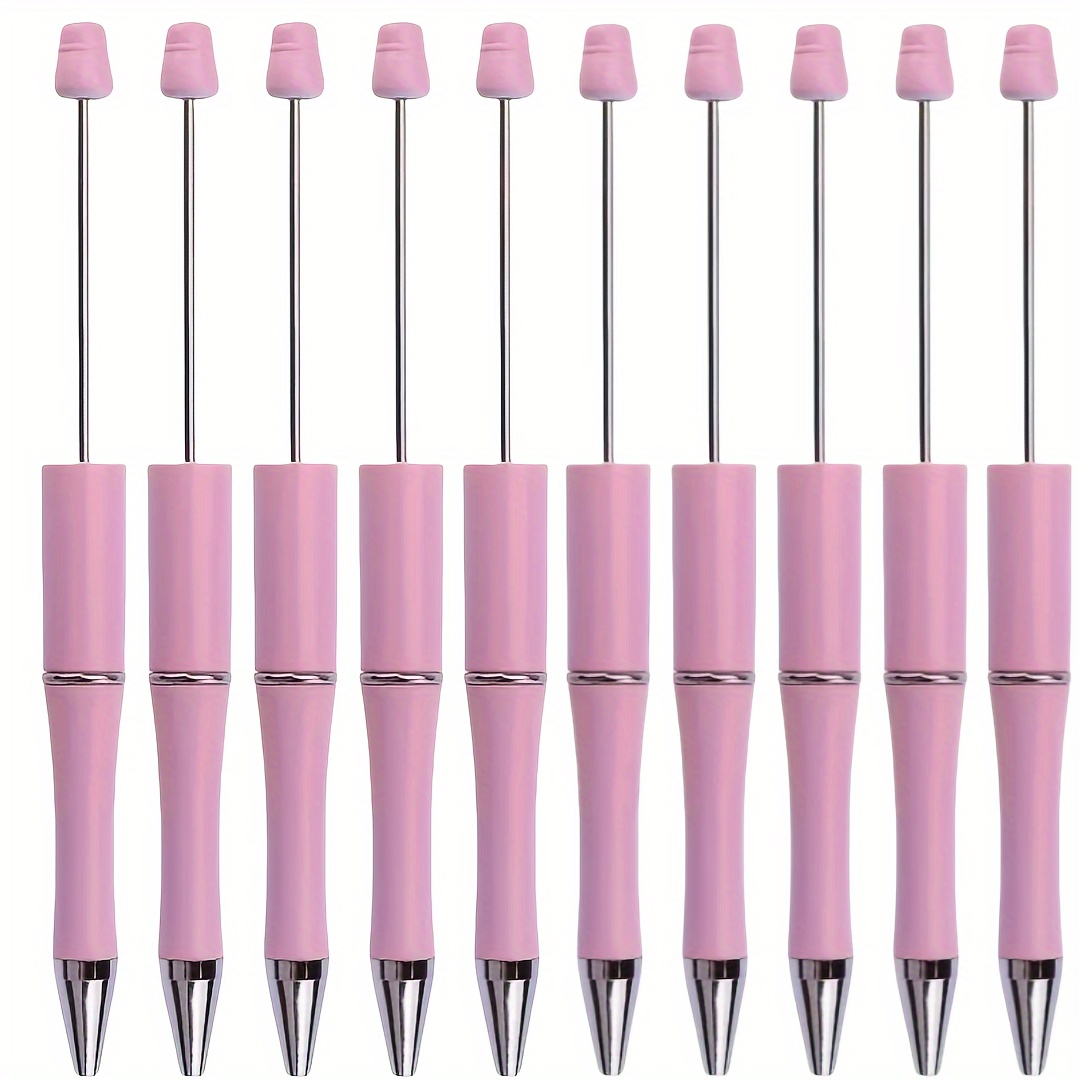 

5-pack Macaron Pink Twistable Ballpoint Pens, , Plastic Diy Pen Set For Use