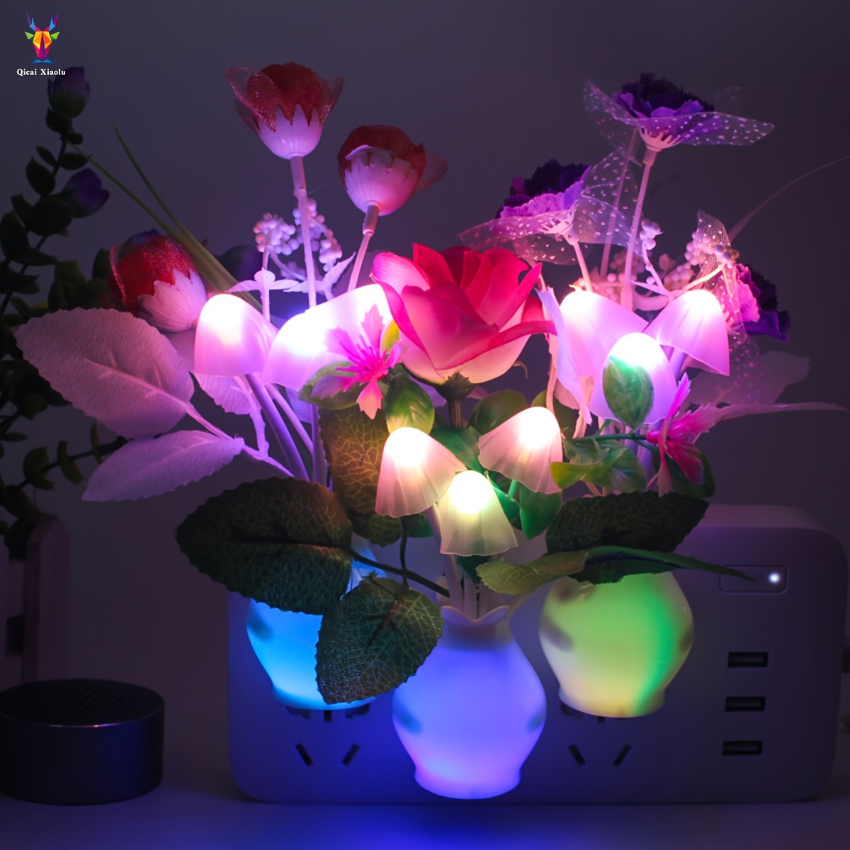 

Led Smart Light Control Sensor Night Light With Soft Non-glaring Light, Perfect Gift For Occasions Like Mother's Day Valentine's Day