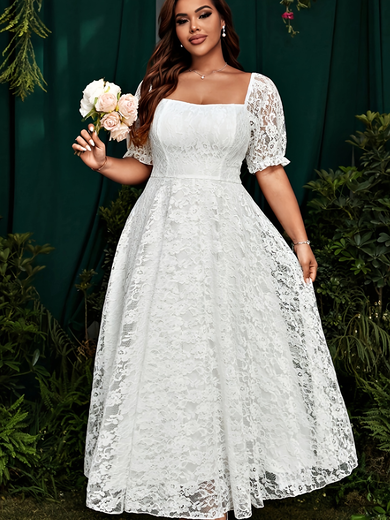 white dress plus sizes - Netherlands