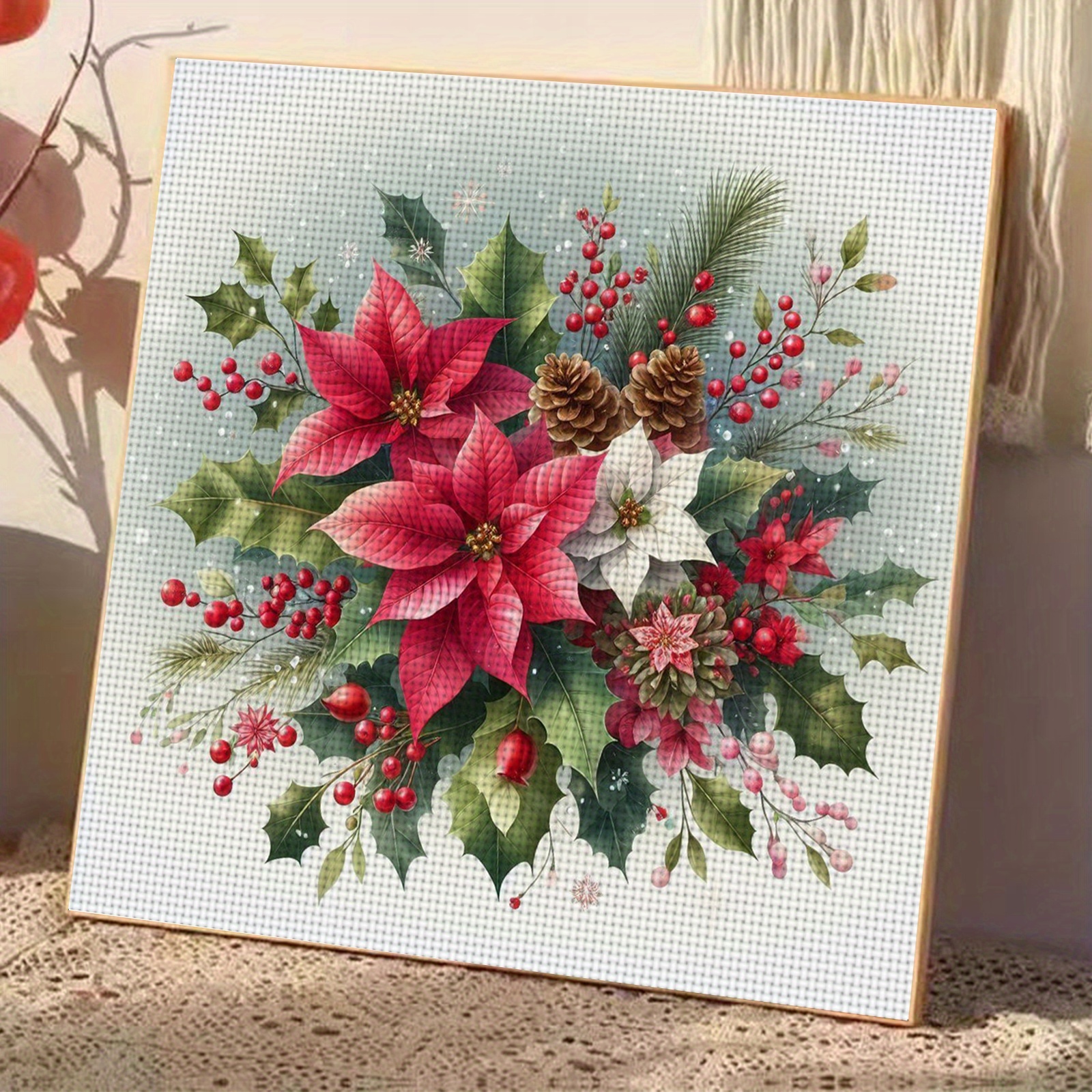11CT/14CT Printed Fabric Cross-Stitch Kit for Adults and Beginners