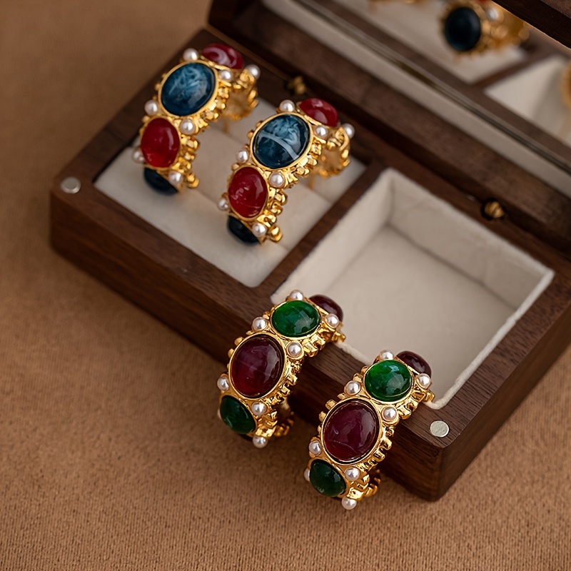 

C Shaped Alloy For Women Colored Non