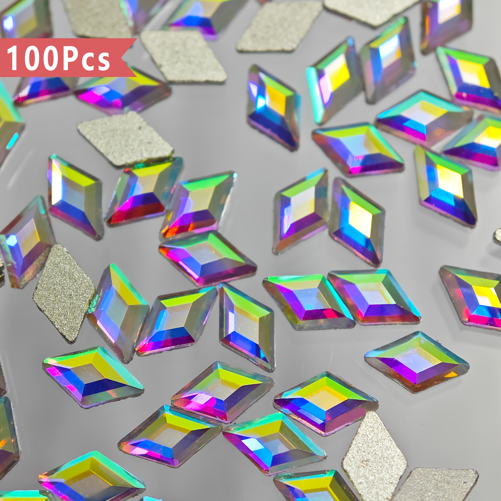 

100pcs Luxecraft Ab , Flatback For Art, Colored Art Accessories, For Use Or Diy Crafts