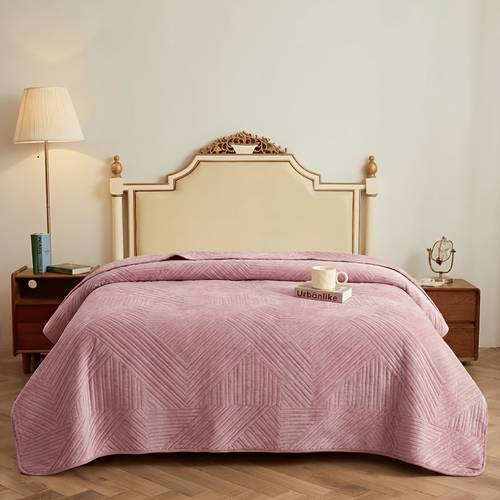 1 high gram weight hemmed bedroom living room european style bed cover bedspread mattress protector