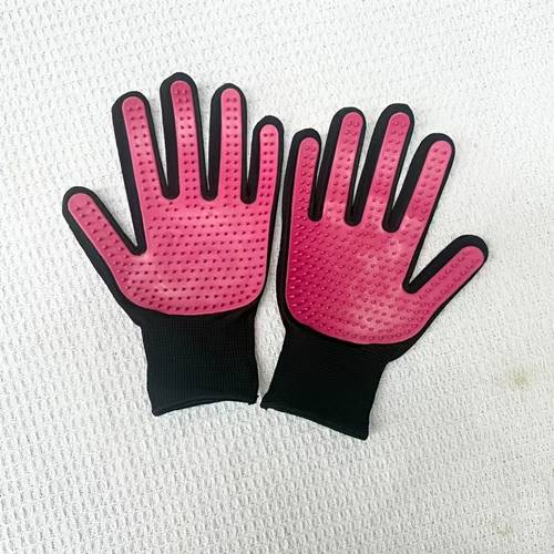 2pcs pet grooming gloves deshedding and massaging grooming gloves suitable for dogs and cats as a tool for removing loose fur cat cleaning and grooming glove pet grooming massage and glove deshedding glove brush