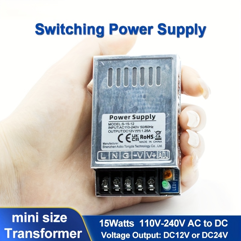 Switching Power Supply Transformer - AC 110V/220V To DC 5V 12V 24V Adapter For LED Strips, 3D Printers 5 thumbnail image