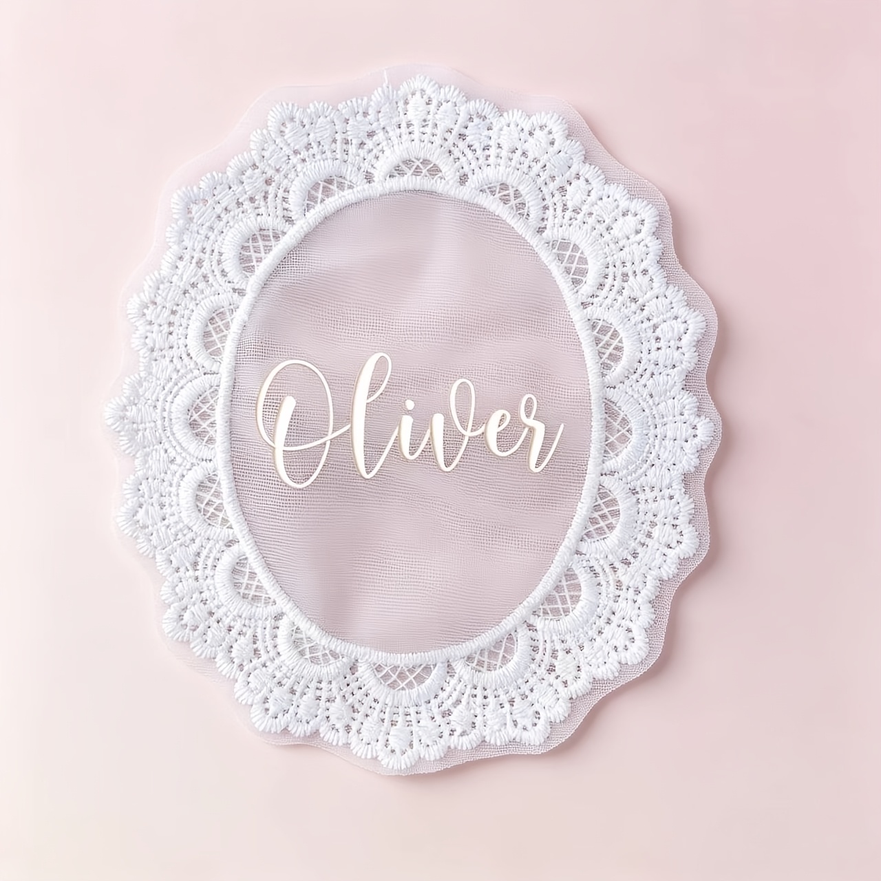 TEMU con in pizzo ricamato: Etichette personalizzate per matrimonio, Decorazioni eleganti per