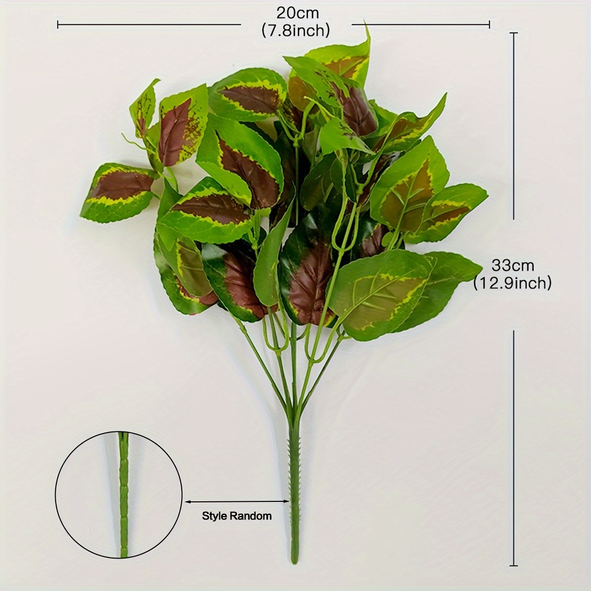 1pc, Premium Uv Resistant Fake Plant - Real Touch Artificial Plant For Indoor/outdoor Use - Perfect For Spring/summer Garden Decor And Decor,random