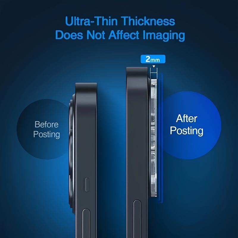 3pcs Full Cover Back Tempered Glass Screen Rear Camera Lens Protector for iPhone 11 12 13 14 15 16 Pro Max Popular