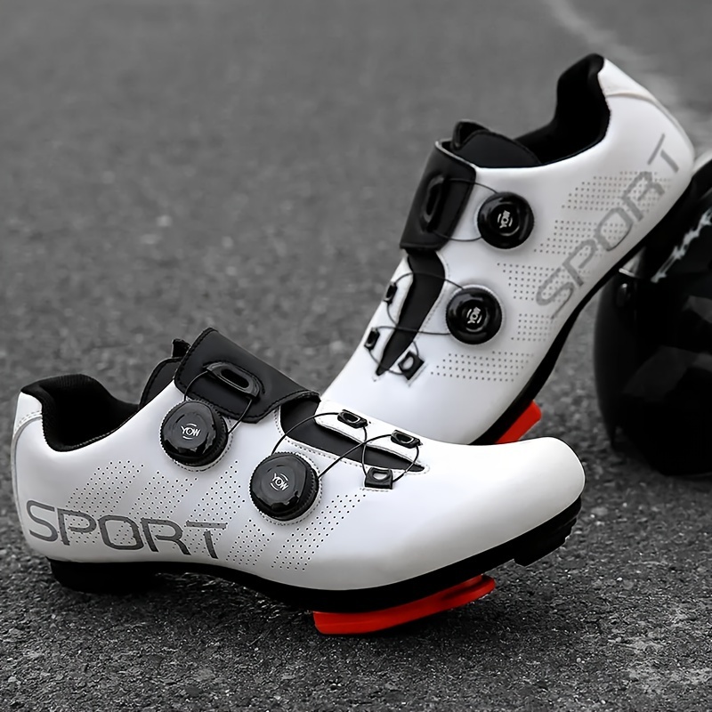 cycling sneakers breathable self locking spd cleats mountain Temu