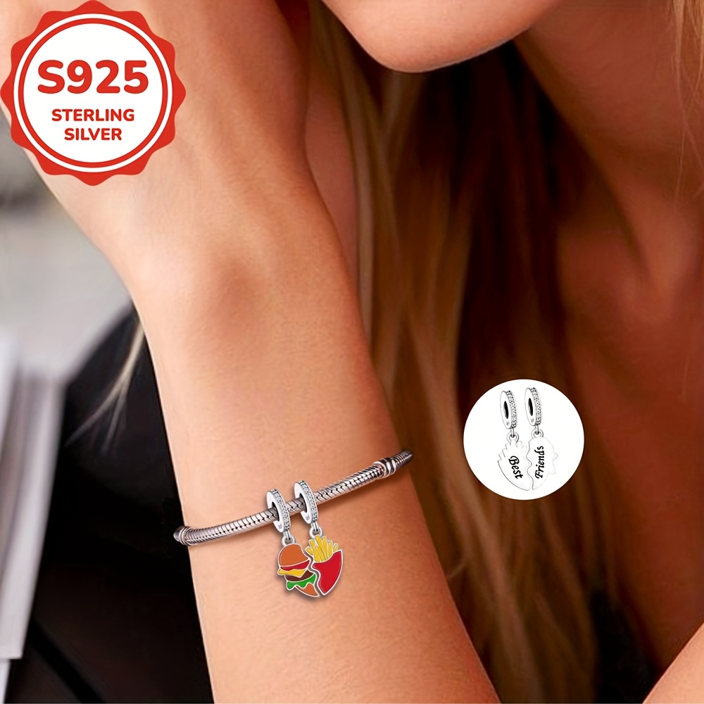 2pcs Combination Best Friend Pendant Set