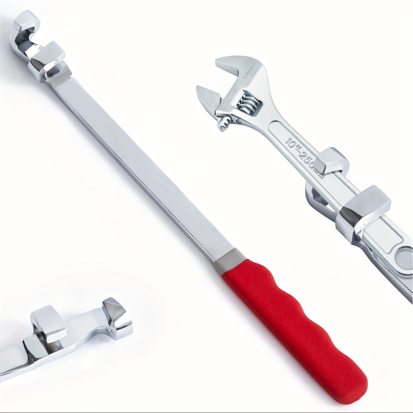 15-Inch Wrench Extender Tool Bar - 1/2 Inch Hole For Amplified Torque & Hard-to-Reach Bolts
