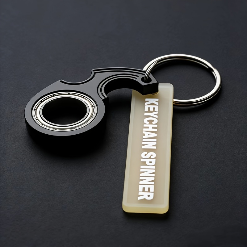 E-shop 2er-Pack Unisex Fingerspinner-Schlüsselanhänger, Karambit-Spinner-Schlüsselring, Fingerspinner-Schlüsselanhänger der zweiten Generation