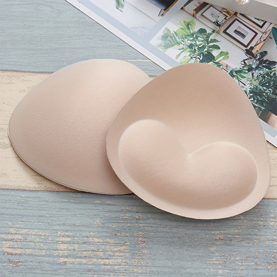 Image of 2pcs Reusable Bra Insert Pads, Invisible Anti-convex Chest Enhancer Pads, Women's Lingerie & Underwear Accessories