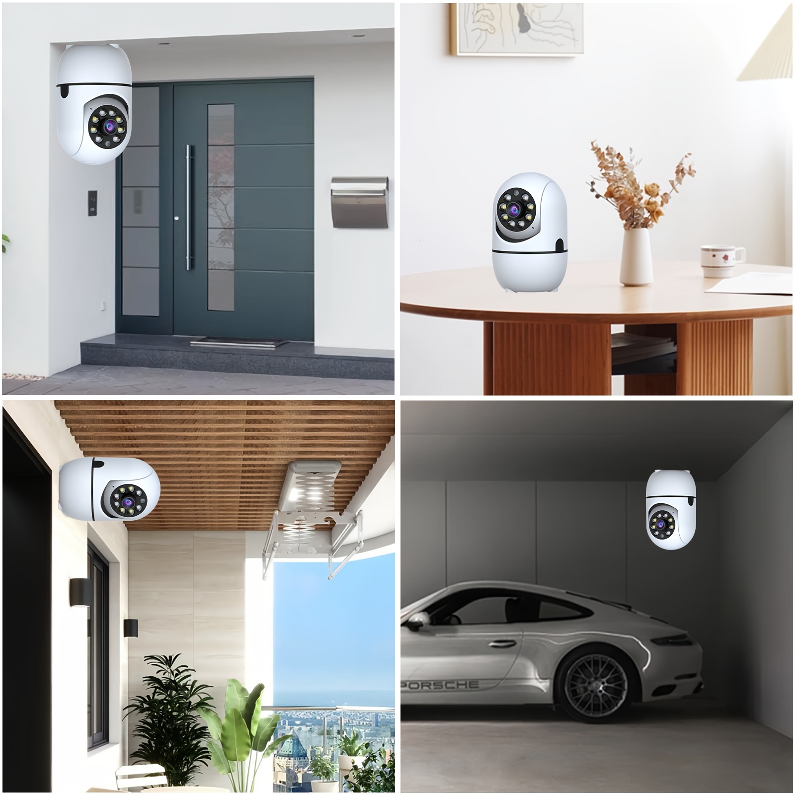 4pcs Wireless Security Camera Indoor with 355° Pan & Tilt, Night Vision, Motion Detection, 2-Way Talk, Baby/Pet Monitor, 2.4/5G WiFi, Support Cloud & Max. 256G SD Stroage, Alexa Compatible 10 4pcs Wireless Security Camera Indoor with 355° Pan & Tilt, Night Vision, Motion Detection, 2-Way Talk, Baby/Pet Monitor, 2.4/5G WiFi, Support Cloud & Max. 256G SD Stroage, Alexa Compatible - Image 10