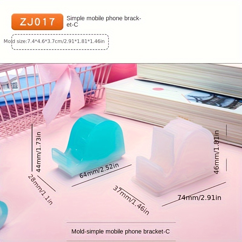 Photo Frame Display Stand Resin Phone Stand Silicone Casting - Temu