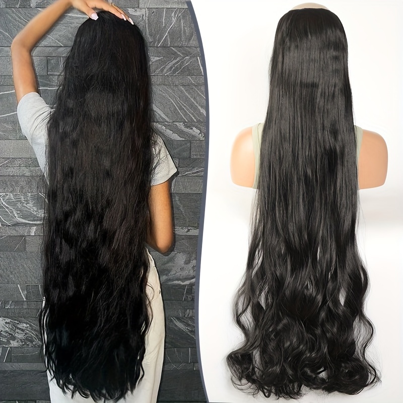 

Women' Inch Long Wavy Hair Clip-in Extensions, Synthetic Wig For All, Versatile For Parties, Cosplay, And Everyday Wear