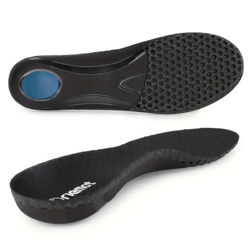 arch support inserts for men sport shoe inserts replacement cushioning shock absorbing foam insoles for running shoes sneakers work boots grey