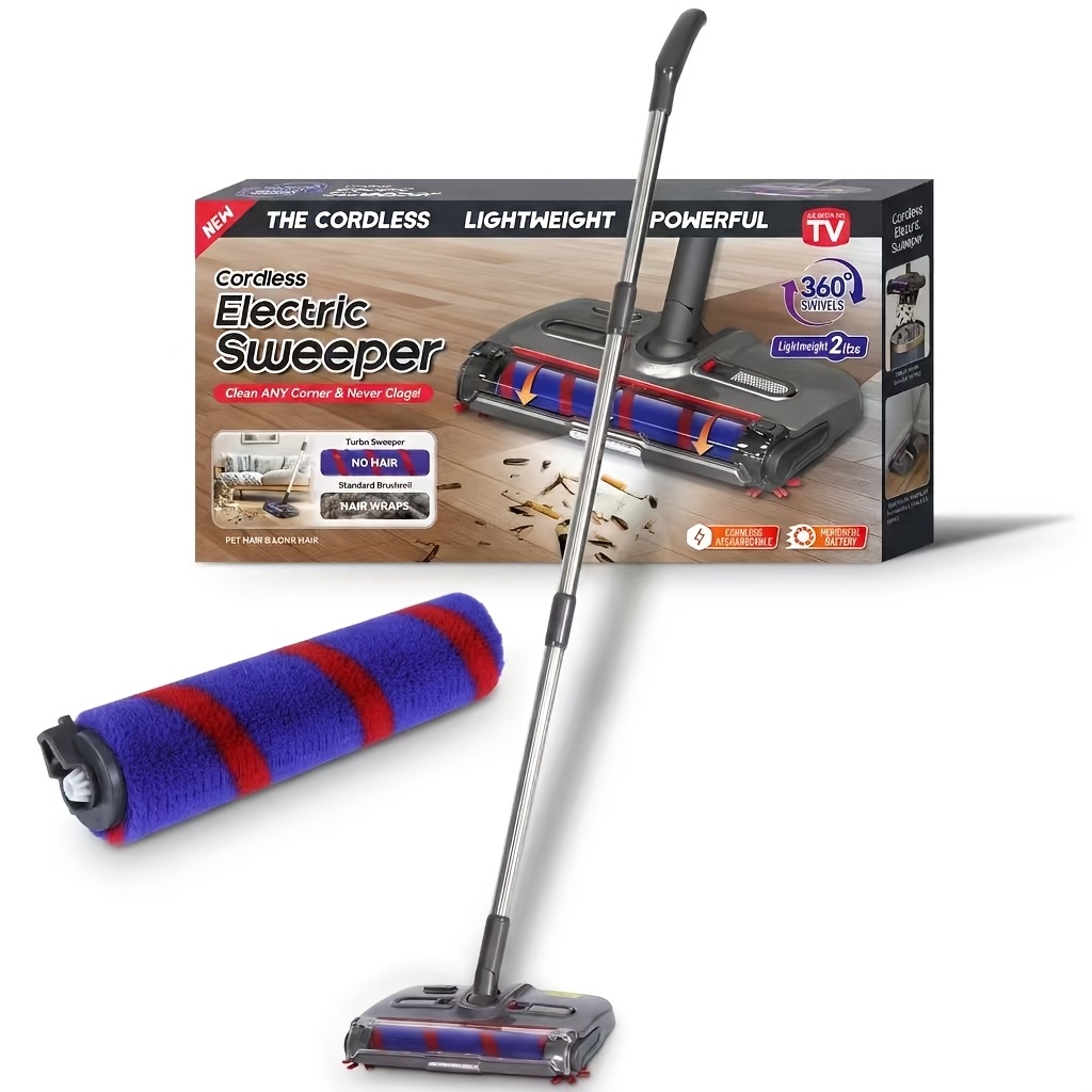 TEMU Handheld Electric Broom, Solution For Pet Hair