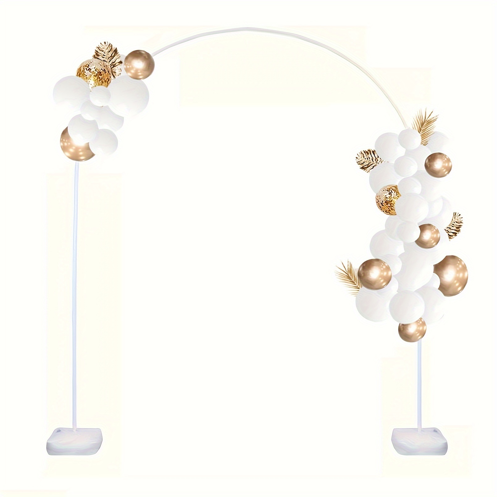 

1pc, Arche de ballons avec base, kit de colonne de support de mariage pour les décorations de fond de fête d'anniversaire de mariage, de fête prénatale et de remise des diplômes.