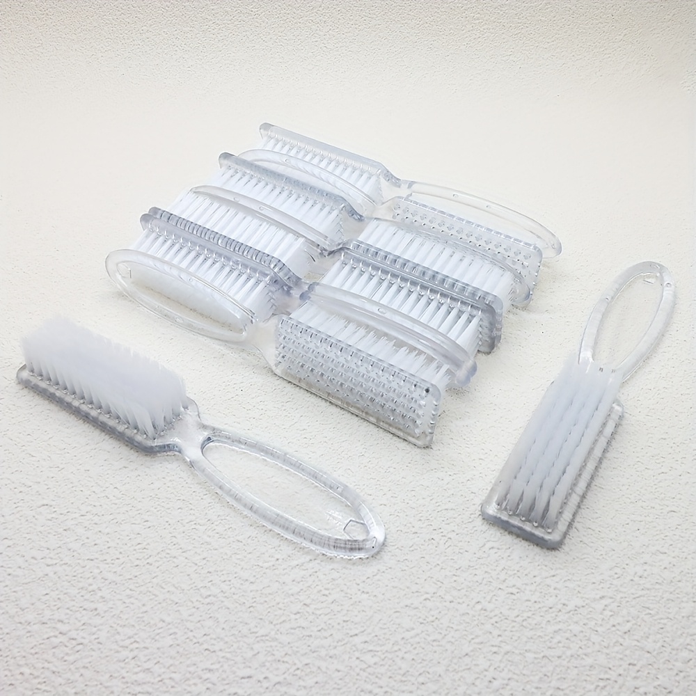 Multifunctional Transparent Nail Cleaning Brushes Set