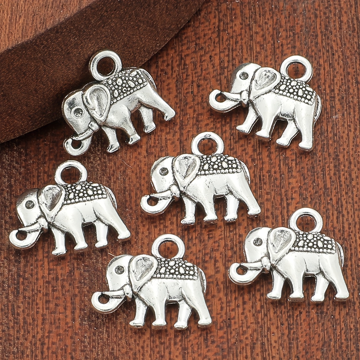 

30pcs Éléphant Charms, Pendentifs Vintage Animal pour et le Succès, pour les DIY, Bracelets, Boucles d'Oreilles, Porte-Clefs Décoratifs, Accessoires de Sac, Fournitures de Fabrication de Bijoux