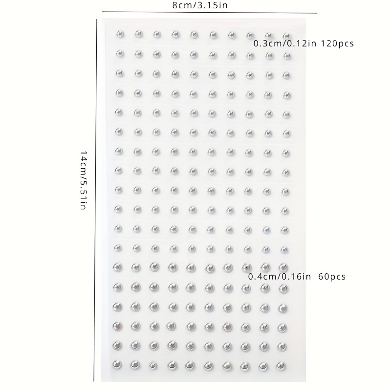 180pcs Waterproof Self-Adhesive Fake Piercing Set, Temporary Body Jewellery