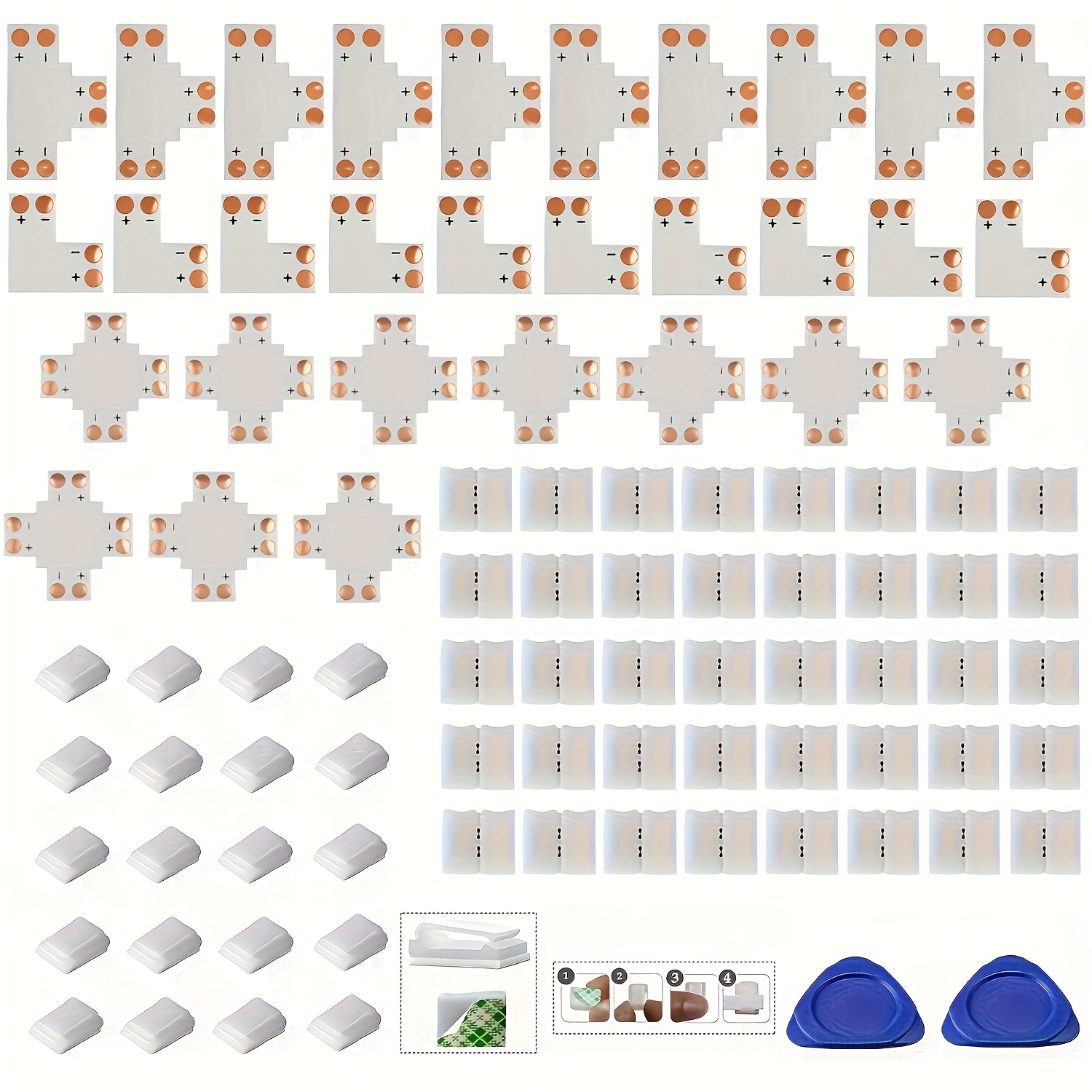 2 pin led strip connector sold on Temu United States