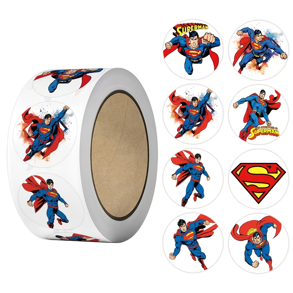 TEMU 500pcs/roll Stickers, Decorative Scrapbook Stickers And Tapes, Suitable For Sticking On Laptops, Phones, Notebooks, And Water Bottles, As