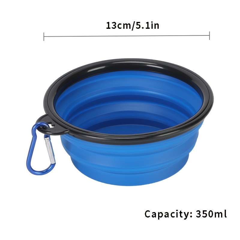 TEMU Pet Supplies Folding Bowl, Portable Pet Folding Bowl, Travel Dog Bowl, Dog Food Tool. Water Bowl, Telescopic Dog Bowl