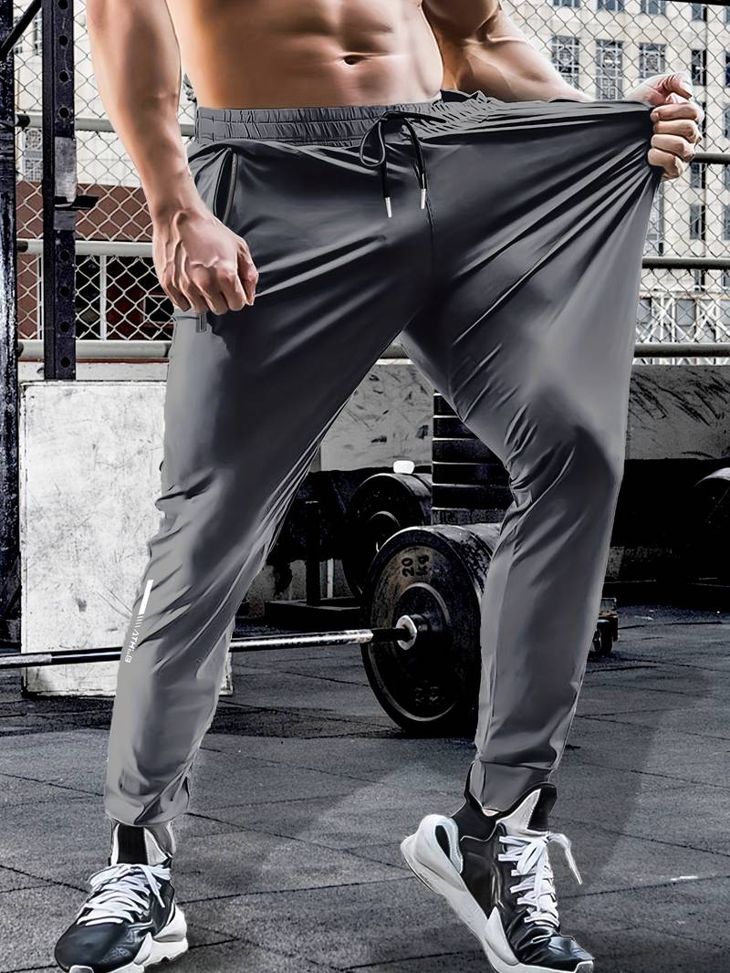 Pantalon De Survêtement Homme Baggy - Taille élastique, Séchage Rapide, Poches Pratiques, Confortable