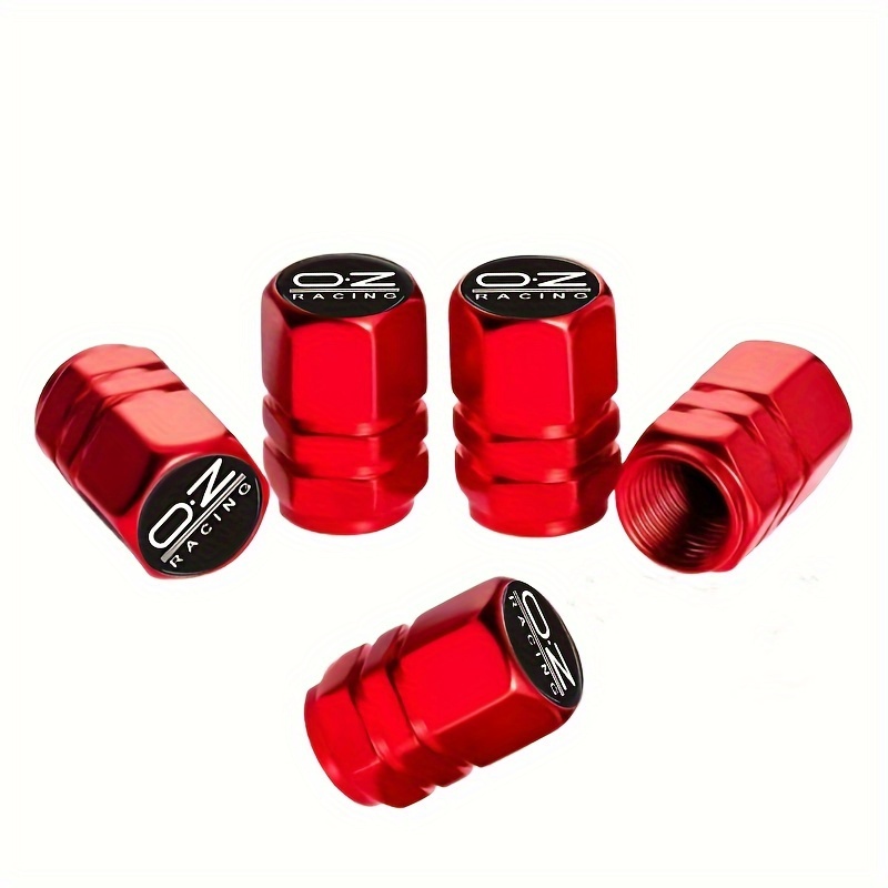 Image of 5pcs Oz Racing Car Styling Universal Car Valve Caps - Bike, Bicycle, Truck, Motor Accessories Auto Wheel Tire Valve Tyre Air Case