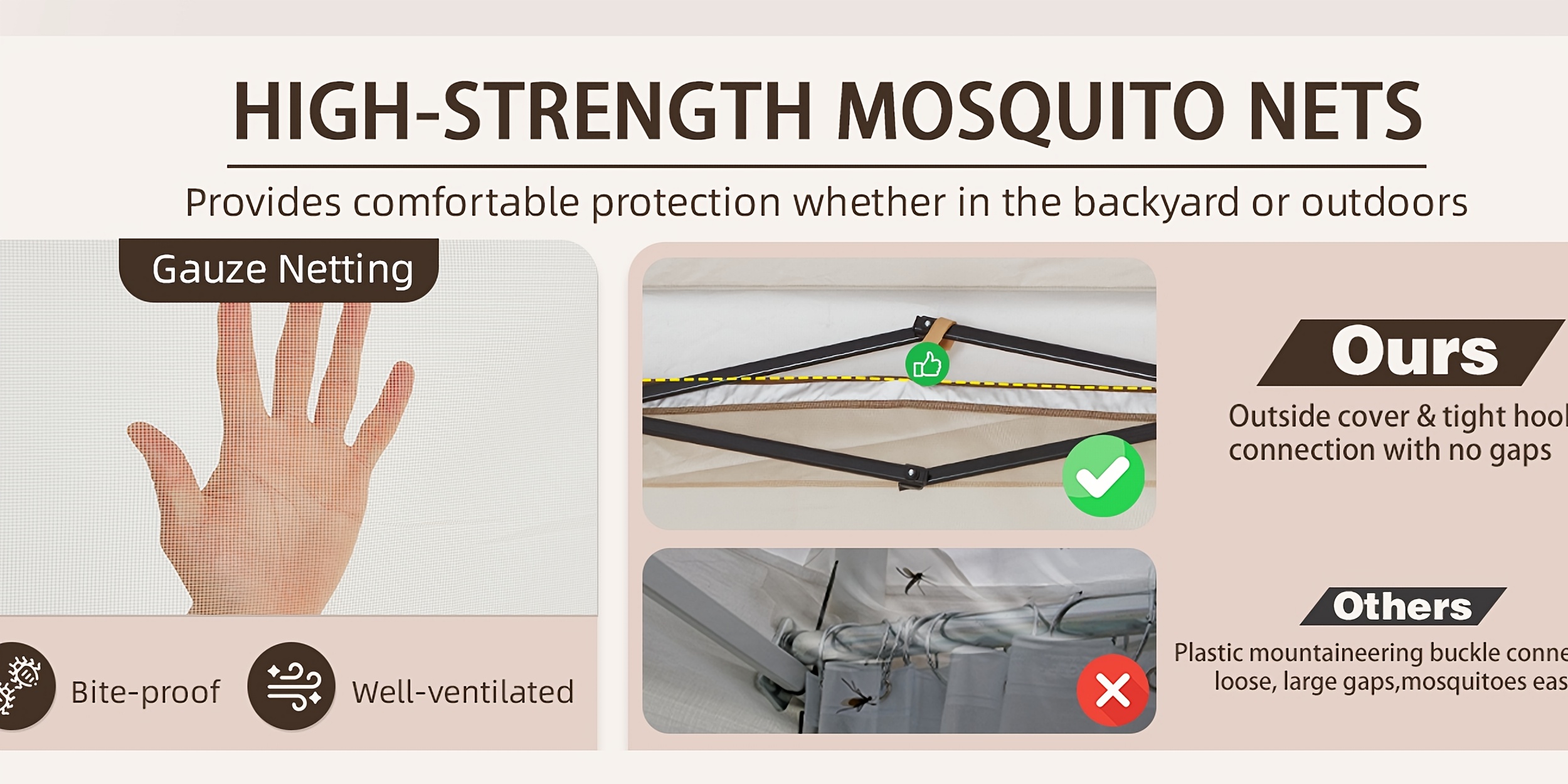 [13x13 Pop Up Gazebo] Bezseller 13x13 Pop Up Gazebo Tent | Water-Resistant Oxford Tarp Shelter with Mosquito Netting | Large Quick Set and Easy to Carry for Patio Garden Backyard Party