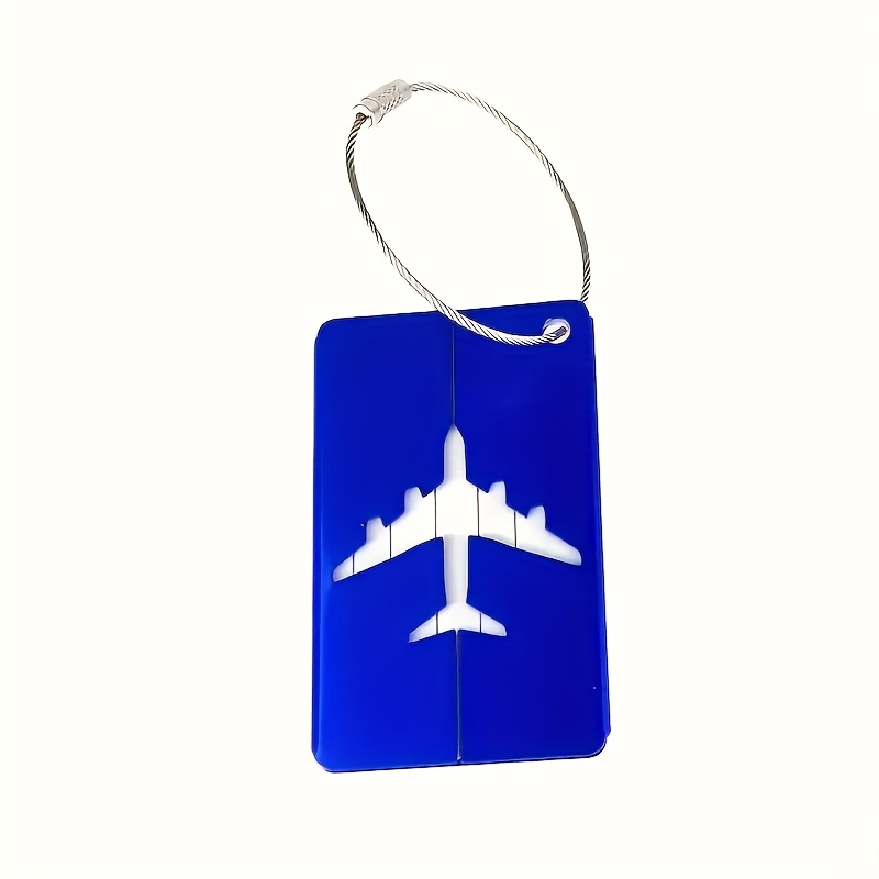 Image of Aluminum Alloy Luggage Tag | Tsa Approved | | Durable Metal Suitcase Identifier With For Easy Attachment | Ideal For Travelers, Secure Luggage Tag | | Easy Attachment Design