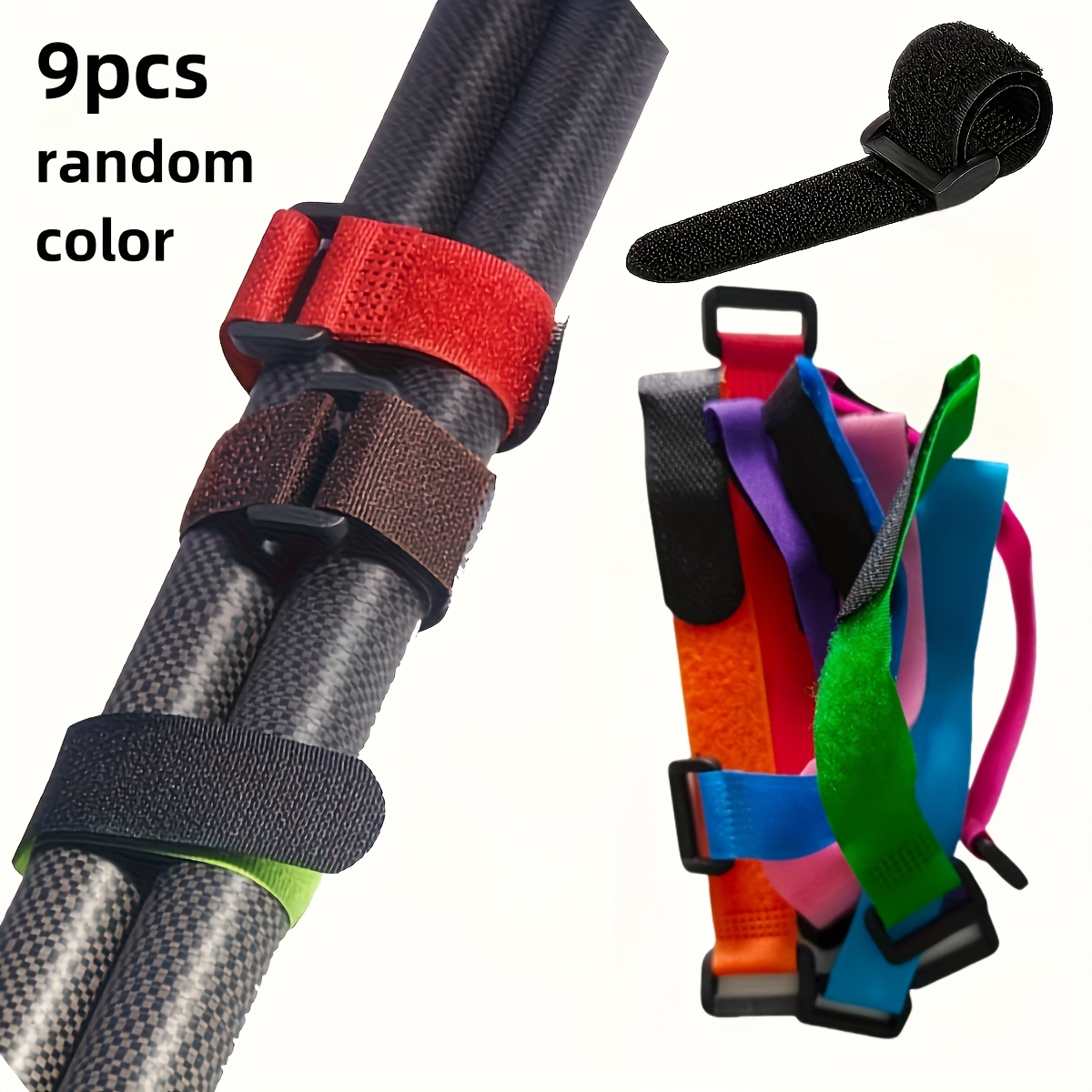 Image of 3pcs, 6pcs, 9pcs Fishing Rod Stands With [random Colors] - Bamboo Rod Supports, Outdoor Fishing Equipment, Suitable For Fishing, Storage, Household Necessities, Father's Day, Christmas, As A Gift For