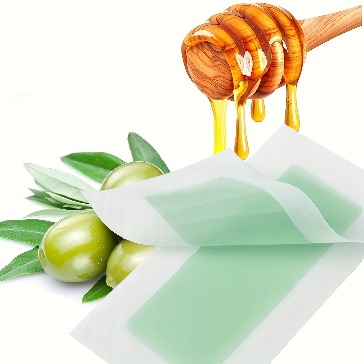 20pcs Hair Removal Wax Tapes, Suitable For Lips, Beard, Eyebrows, High Bikini Line Hair Removal Wax Paper, Removal Wax Paper Aloe Vera/rose/lemon Flavor