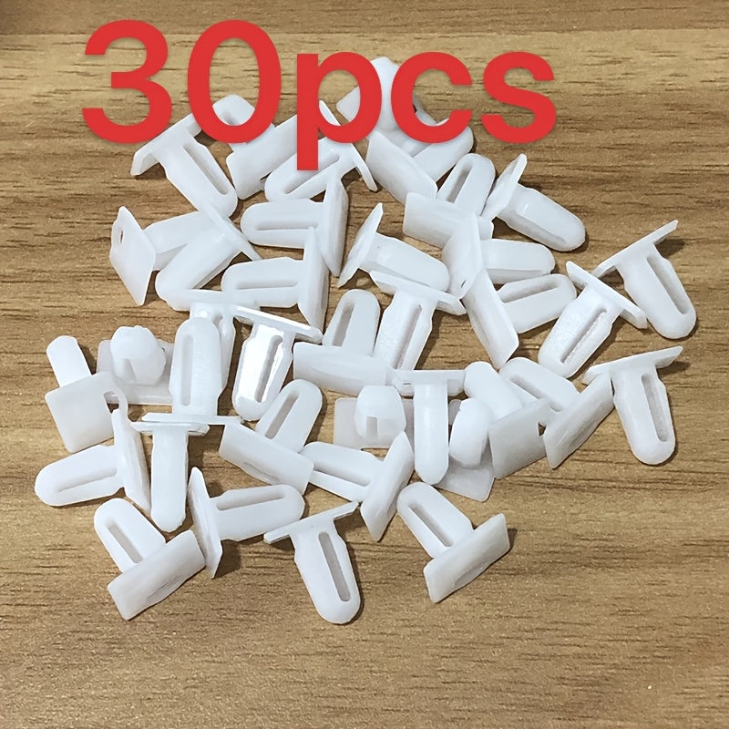 TEMU 30pcs For Models E30, E32, E34, E36, E38, E39, E46, Z4, E81, E82, E84, E63, E64, E65 Door Sill Kick Plate Strip Clip Replacement Car Additions