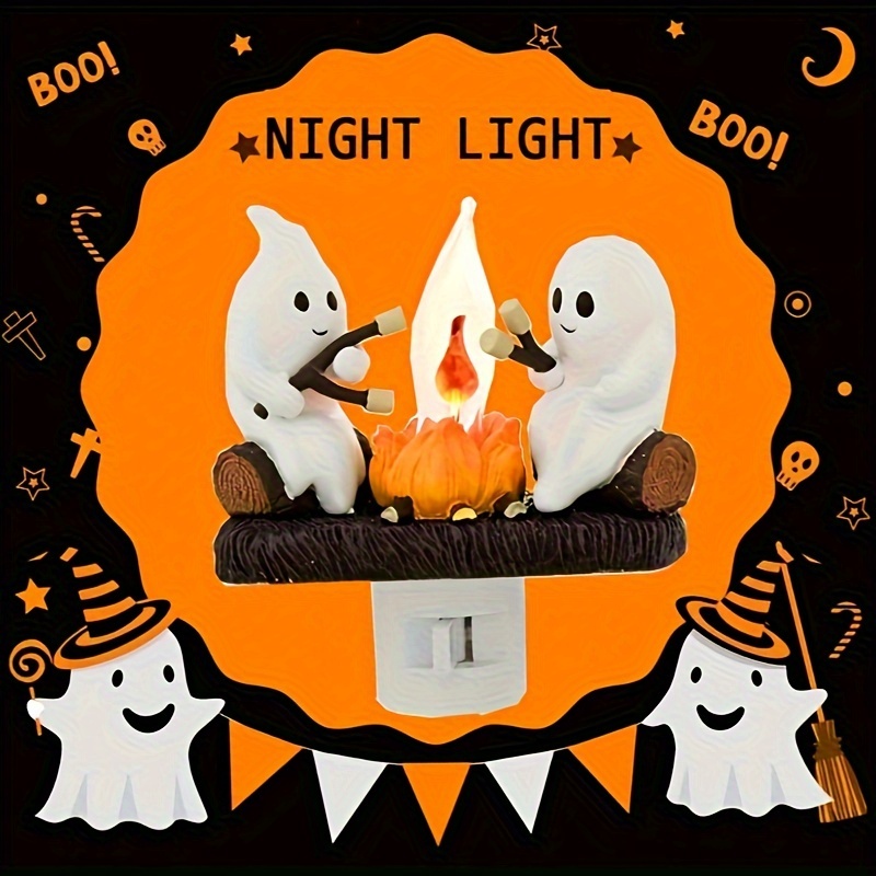 

Halloween Flickering , Halloween , 3d Led Small , Halloween Indoor Decorations For , Supports 360 Rotating