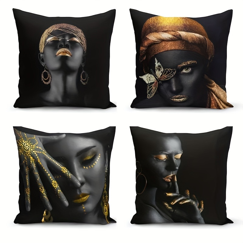 

4pcs And - , , Washable, , For Sofa, Bed, Car, Decor, No Included
