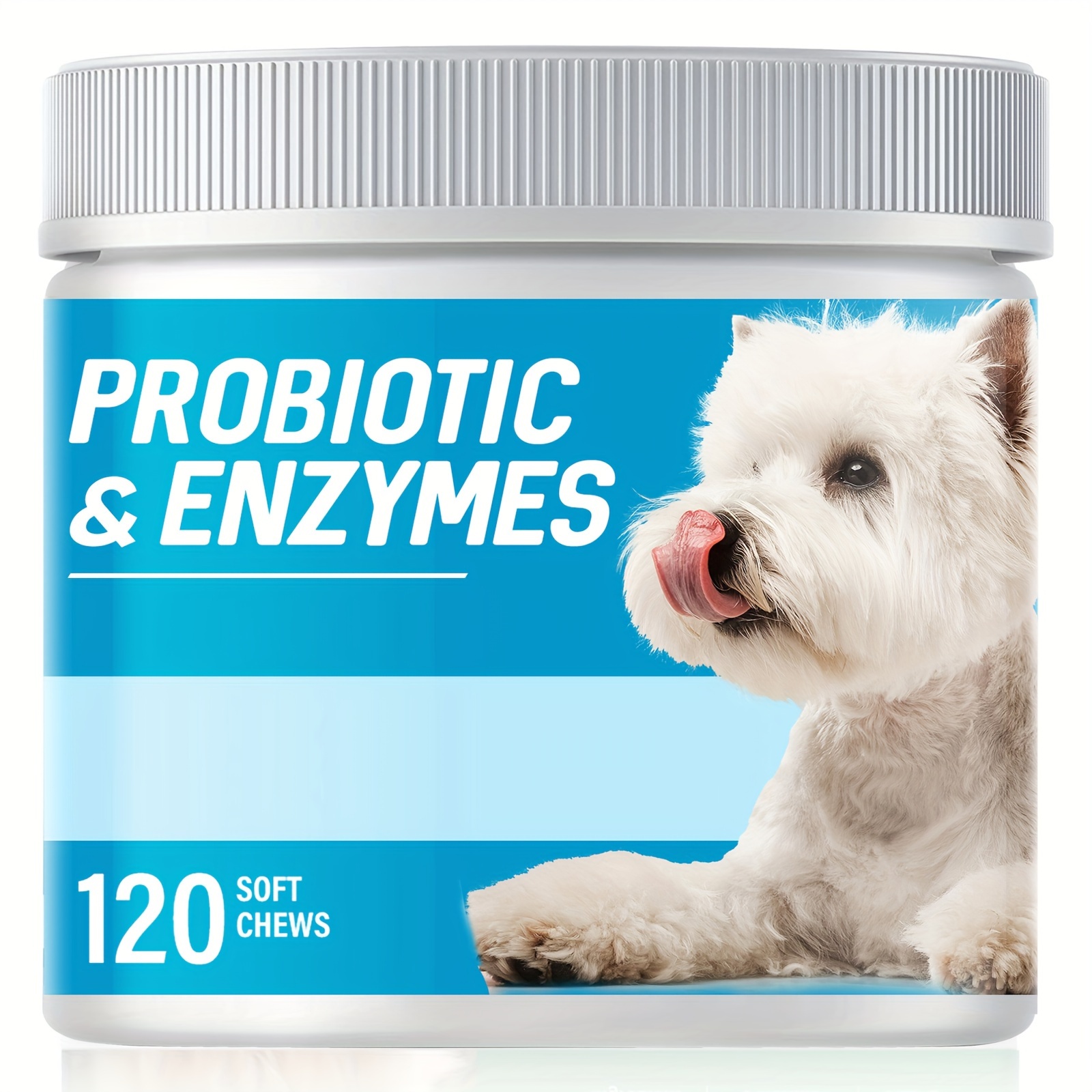 

Probiotics For Dogs - Dog Probiotics And Digestive Enzymes For Health - 120 Probiotic